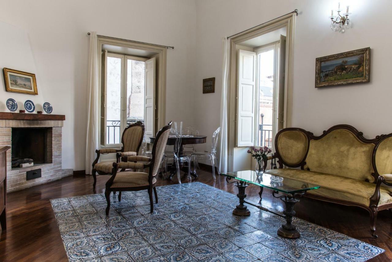 Appartamento Palazzo Pace Al Cassaro Палермо Екстериор снимка